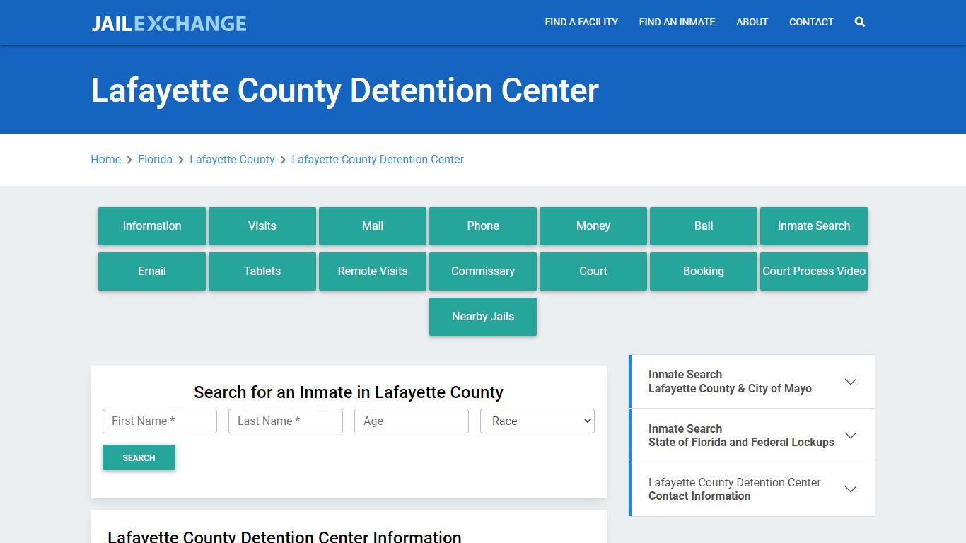 Lafayette County Detention Center - Jail Exchange